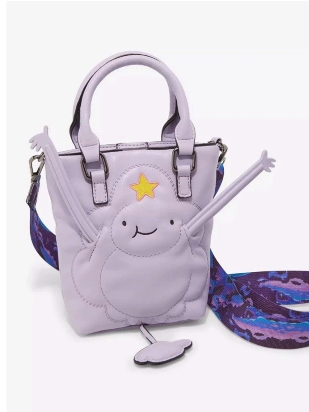 Boxlunch Adventure Time Space Princess Lumpy Purse Handbag Crossbody Mini Tote - Picture 13 of 13
